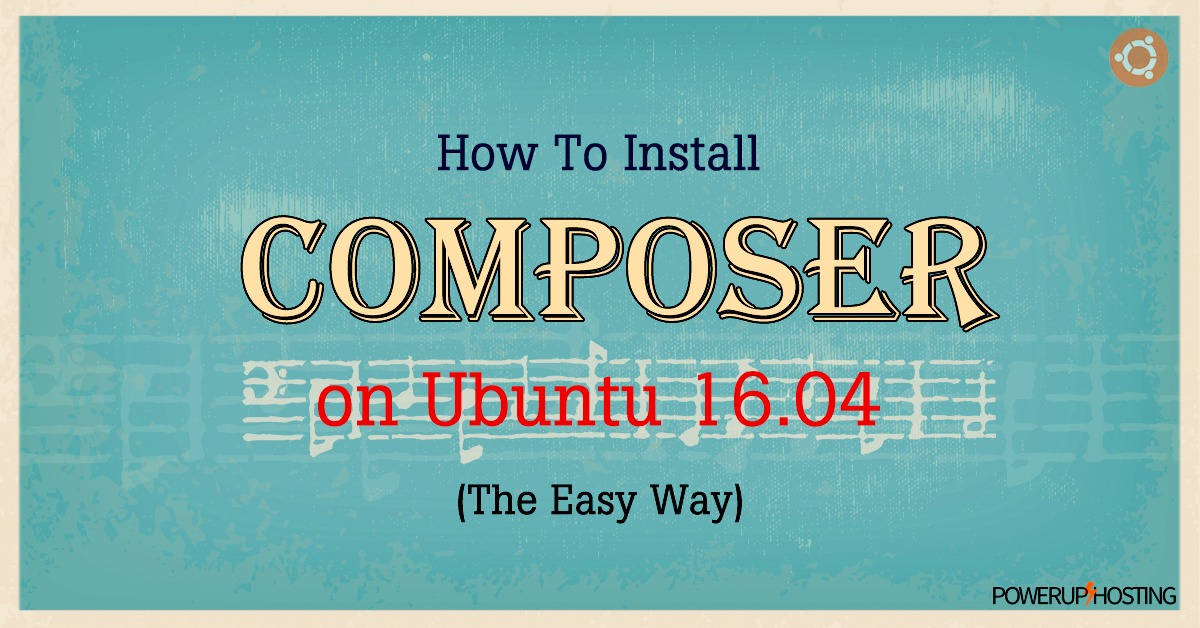 Install Composer Ubuntu 16.04